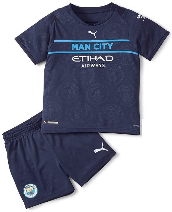 Kit infantil III Manchester City 2021 2022 Puma oficial 